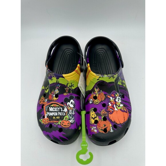 NEW Disney Mickey Mouse Halloween Crocs Clogs Shoes Mens Size 12 EU 46 - 47 - Picture 2 of 6